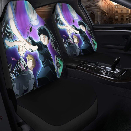 Mob Psycho Typo Best Anime Seat Covers Amazing Best Gift Ideas Universal Fit