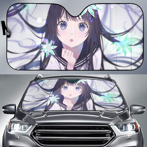 Anime Girl K Car Sun Shade Universal Fit