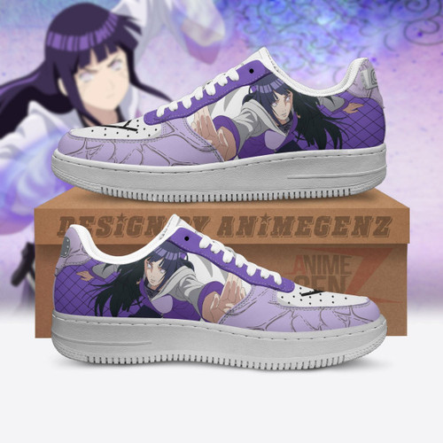 Naruto Hinata Air Sneakers Custom Anime Shoes