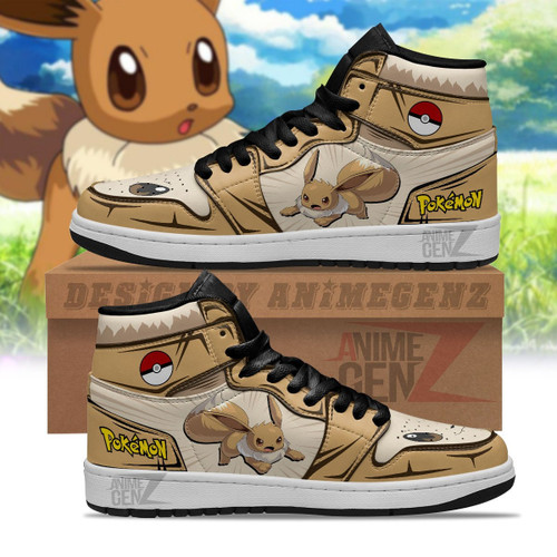 Pokemon Eevee JD Sneakers Custom Anime Shoes