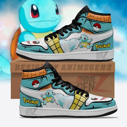 Pokemon Squirtle JD Sneakers Custom Anime Shoes