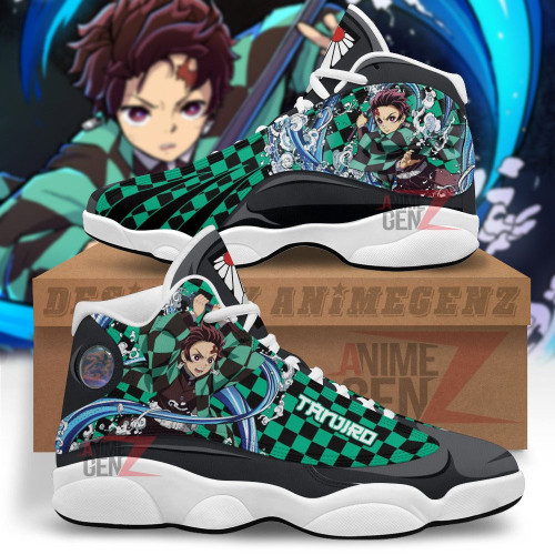 Demon Slayer JD13 Sneakers Kamando Tanjiro Custom Anime Shoes