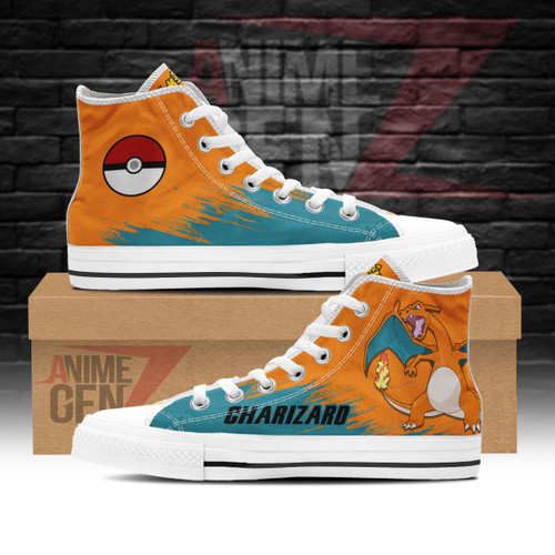 Pokemon Charizard High Top Shoes Custom Anime Sneakers