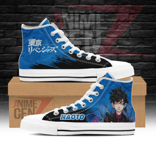 Tokyo Revengers Naoto Tachibana High Top Shoes Custom Anime Shoes