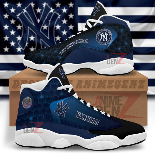New York Yankees Air Jordan 13 Sneakers MLB Custom Sports Shoes