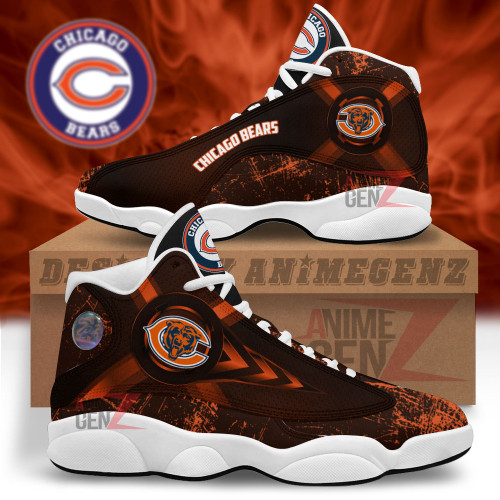 Chicago Bears Air Jordan Sneakers 13 NFL Custom Sport Shoes
