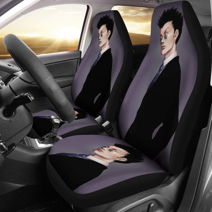 Leorio Hunter X Hunter Car Seat Covers Hxh Anime Car Decor Universal Fit