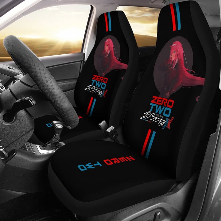 Zero Two Anime Car Seat Covers Fan Gift