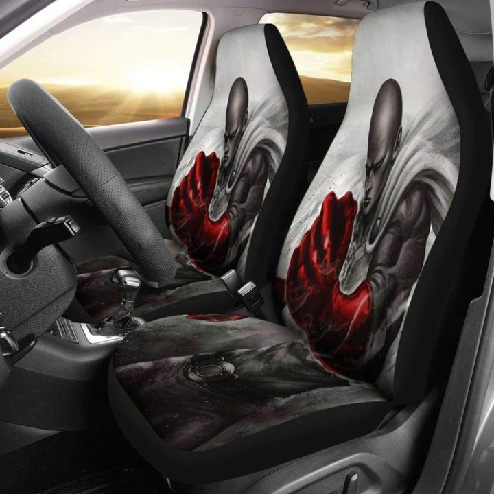 One Punch Man The Strongest Anime Hero Car Seat Covers Universal Fit