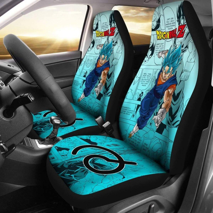 Vegito Hero Dragon Ball Z Car Seat Covers Manga Mixed Anime Universal Fit