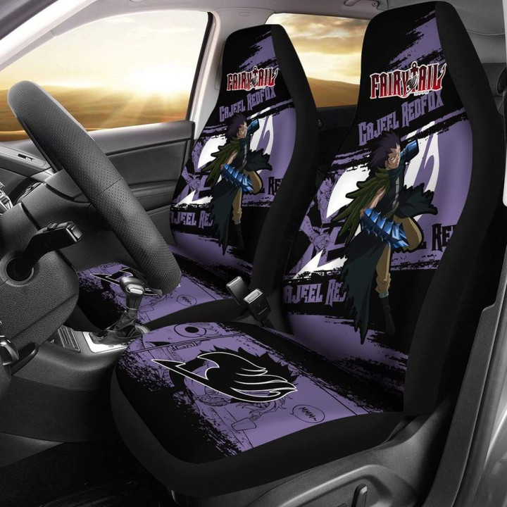 Gajeel Redfox Fairy Tail Car Seat Covers Gift For Fan Anime Universal Fit