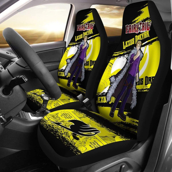 Lexus Dreyar Fairy Tail Car Seat Covers Gift For Special Fan Anime Universal Fit