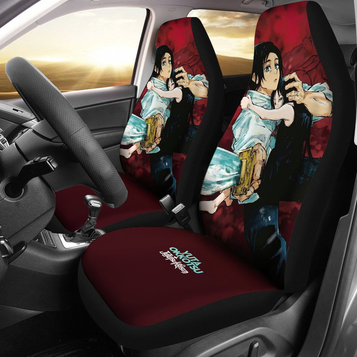 Yuta Okkotsu Couple Car Seat Covers Jujutsu Kaisen Anime Seat Covers