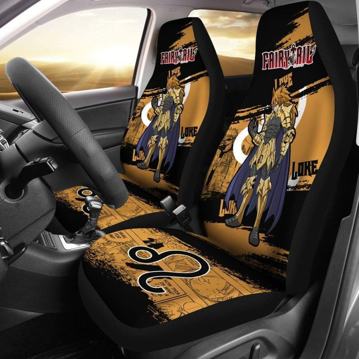 Loke Fairy Tail Car Seat Covers Gift For Fan Anime Universal Fit