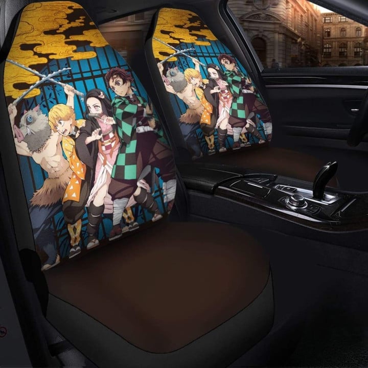 Kimetsu.No.Yaiba Anime Best Anime Seat Covers Amazing Best Gift Ideas Universal Fit
