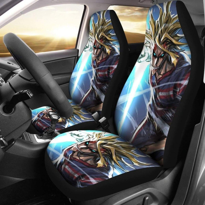 Toshinori Yagi Hero Car Seat Covers Mha Anime Car Decor Universal Fit