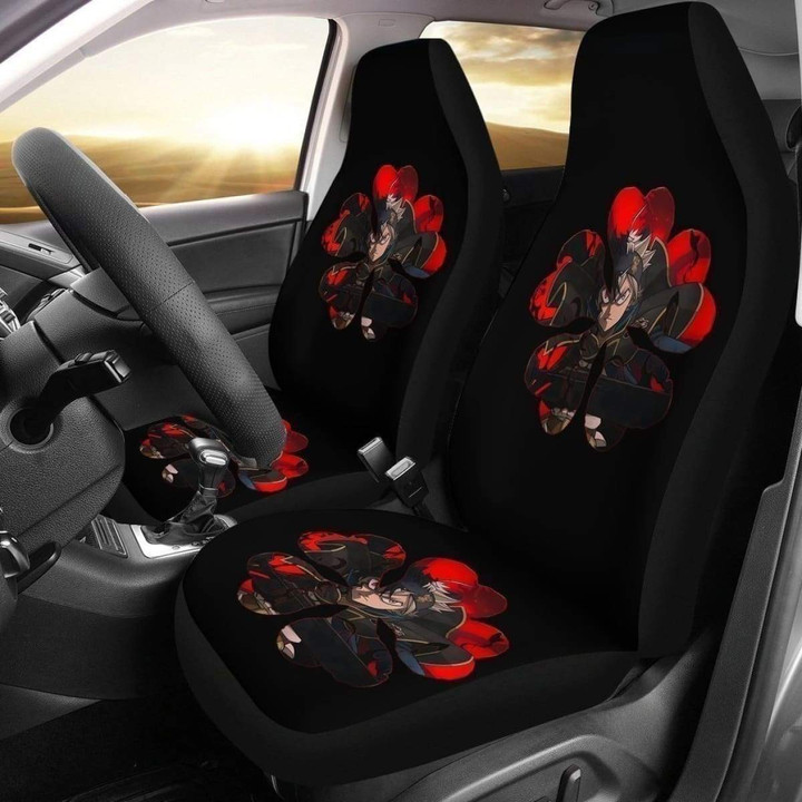 Black Clover Car Seat Covers Anime Fan Gift Universal Fit