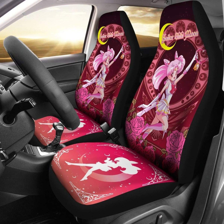 Sailor Chibi Characters Sailor Moon Car Seat Covers Manga Mixed Anime Universal Fit