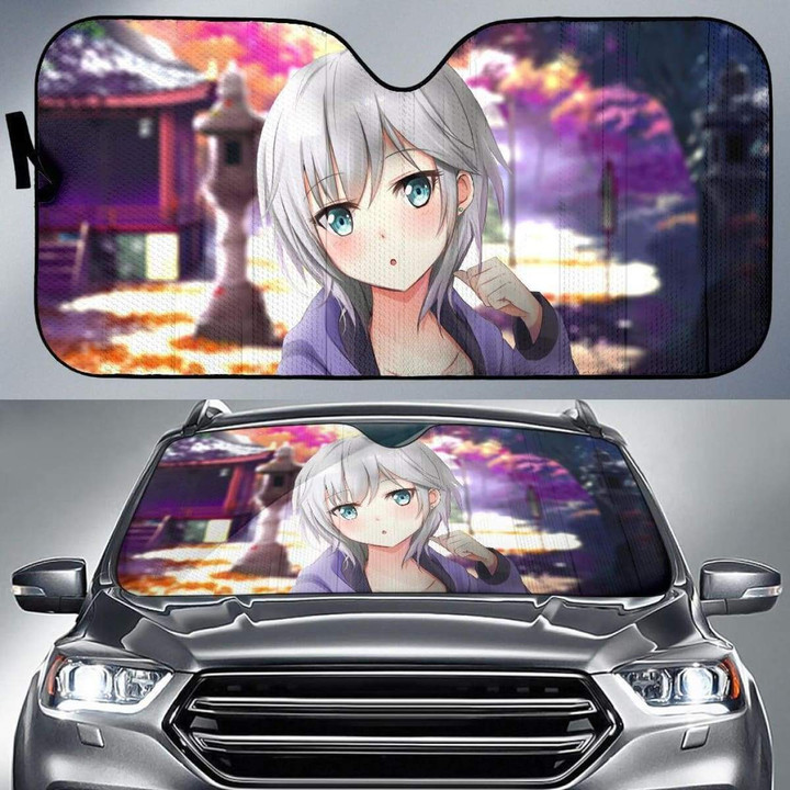 Anime Girl Anastasia The Idolmaster Car Sun Shade Universal Fit