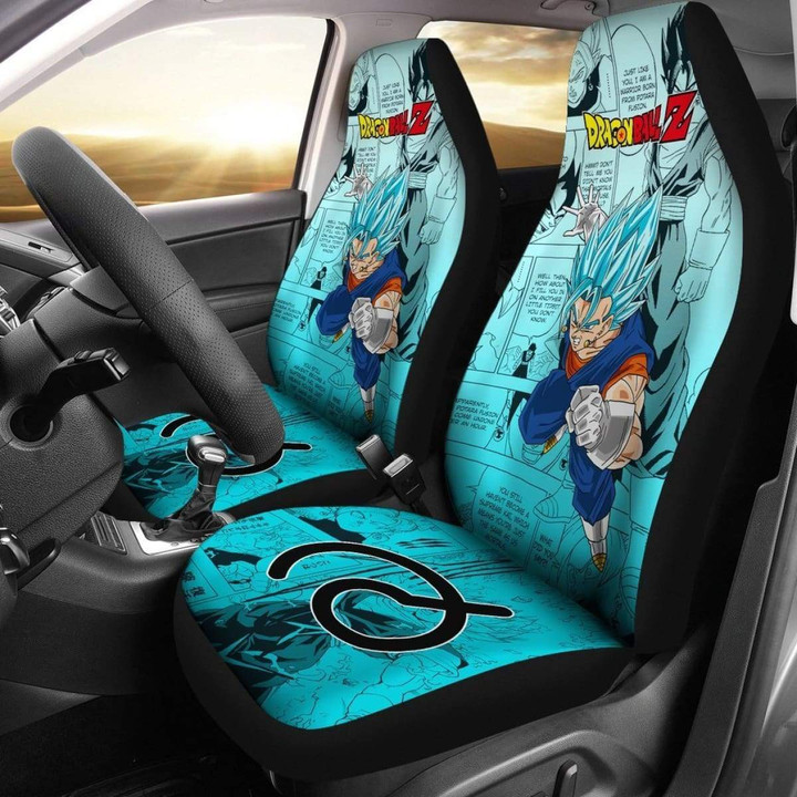 Vegito Dragon Ball Z Car Seat Covers Manga Mixed Anime Memes Universal Fit