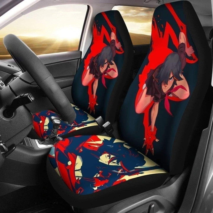 Ryuko Matoi Fight Kill La Kill Anime Car Seat Covers Universal Fit