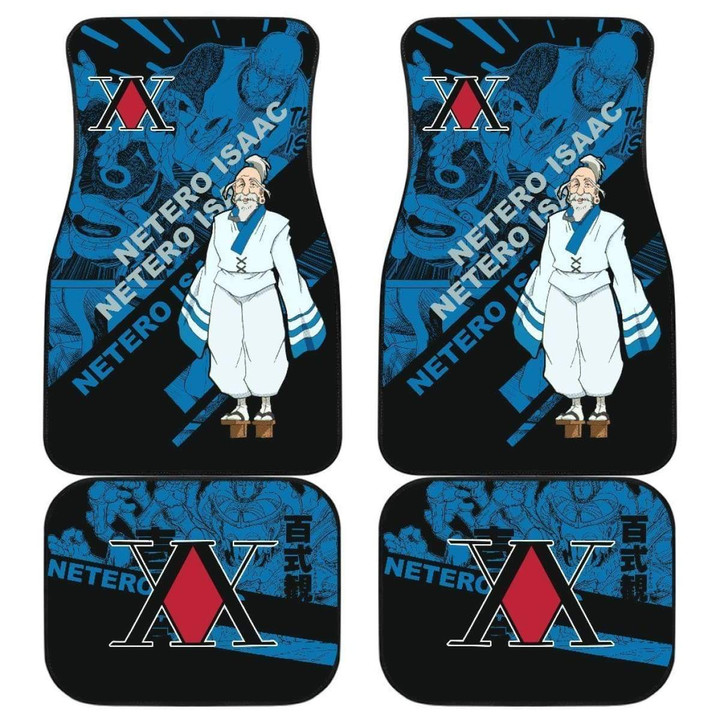 Netero Isaac Characters Hunter X Hunter Car Floor Mats Anime Gift For Fan Universal Fit