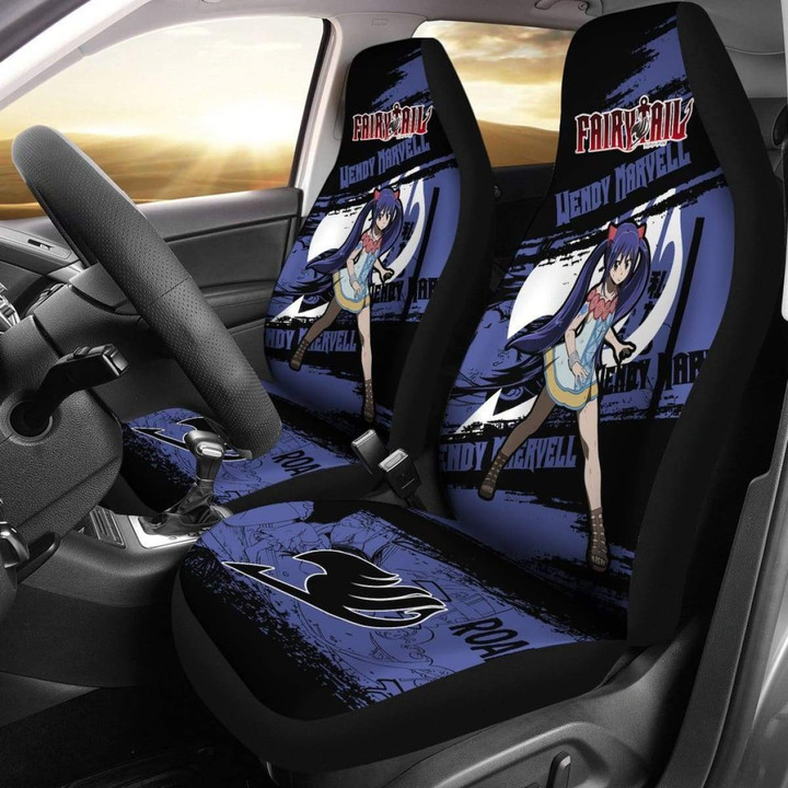 Wendy Marvell Fairy Tail Car Seat Covers Gift For Fan Anime Universal Fit