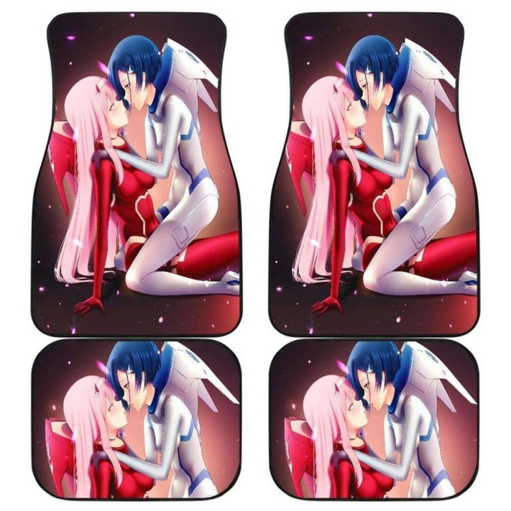 Darling In The Franxx Kiss Anime Car Floor Mats Universal Fit