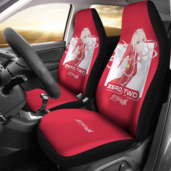 Zero Two Sweets Anime Car Seat Covers