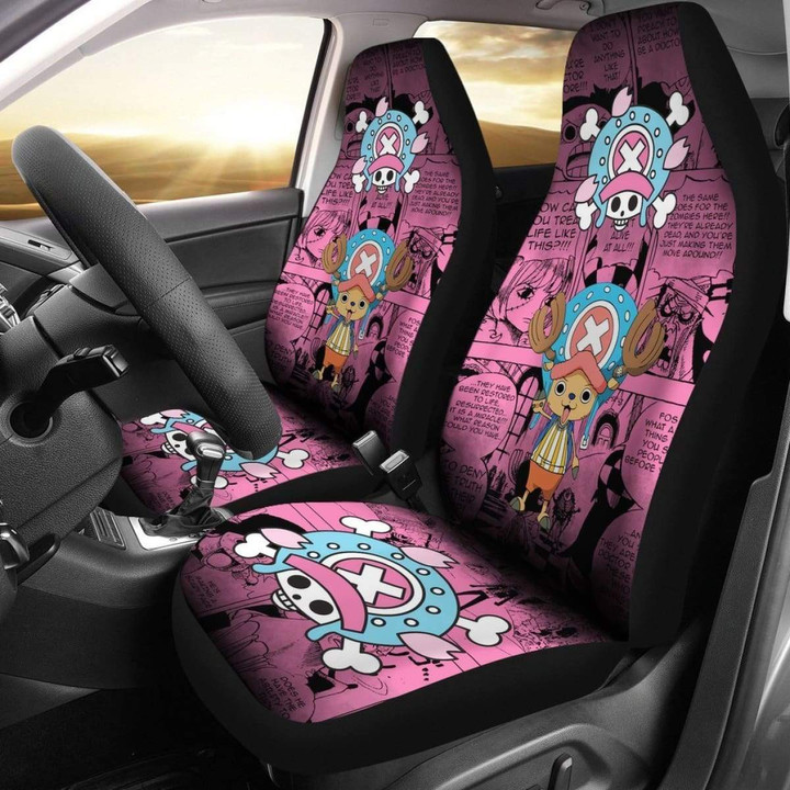 Tony Tony Chopper Cotton Candy Lover One Piece Car Seat Covers Anime Mixed Manga Universal Fit