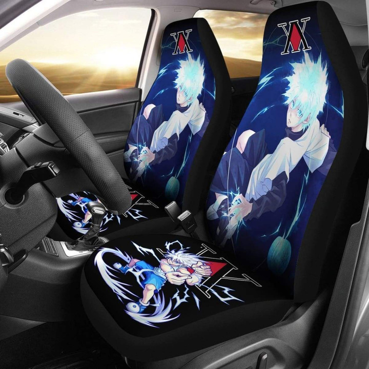 Hunter X Hunter Killua Zoldyck Car Seat Covers Anime Universal Fit