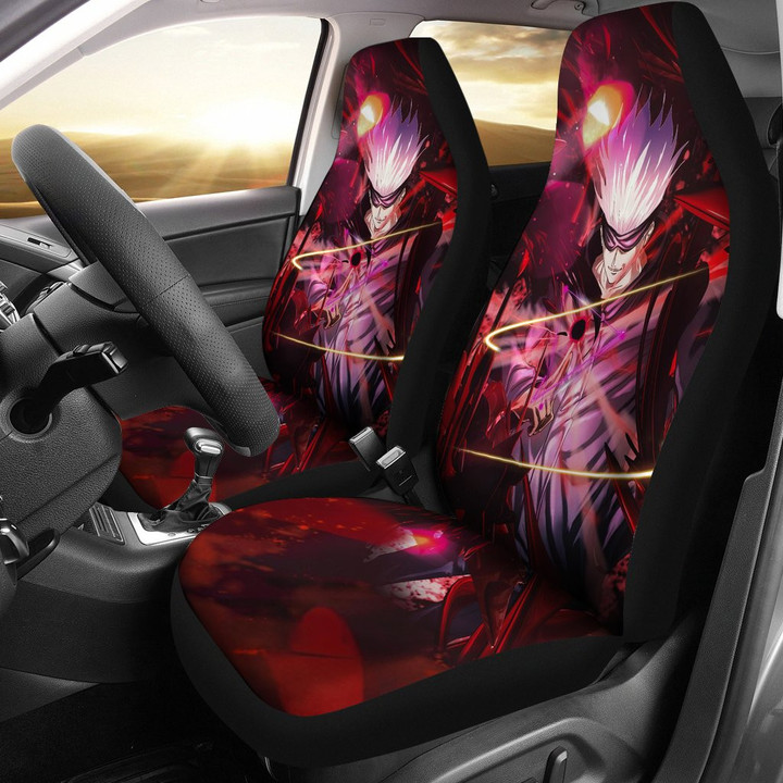 Megumi Fushiguro Car Seat Covers Jujutsu KaiSen Anime Fan