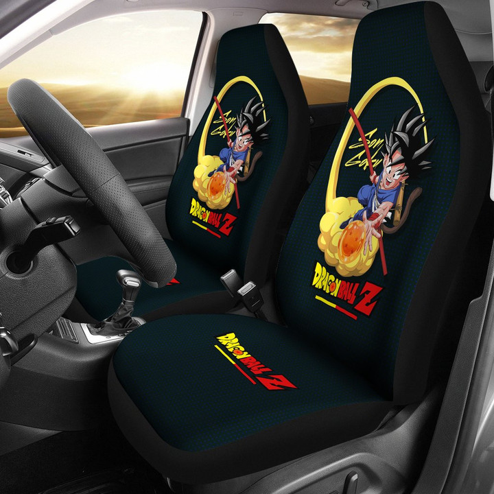 Goku Jump Dragon Ball Anime Car Seat Covers