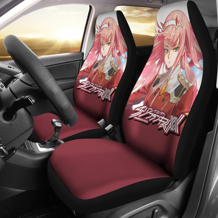 Zero Two Sweets Girl Anime Car Seat Covers