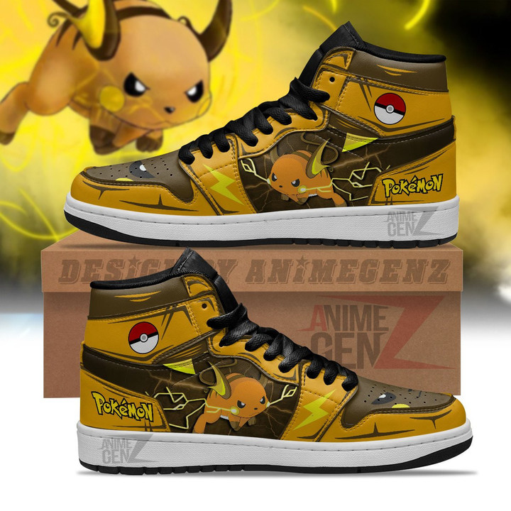 Pokemon Raichu JD Sneakers Custom Anime Shoes