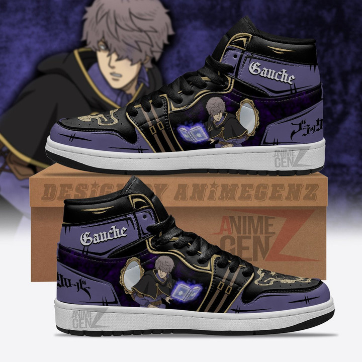 Black Clover Gauche Adlai JD Sneakers Custom Anime Shoes
