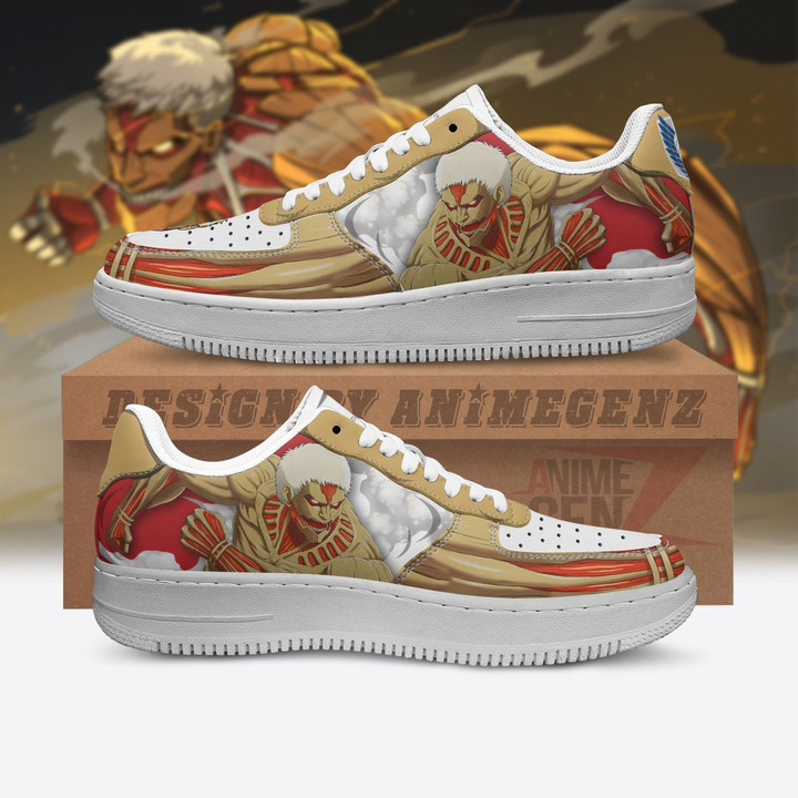 Attack On Titan Amored Titan Air Sneakers Custom Anime Shoes