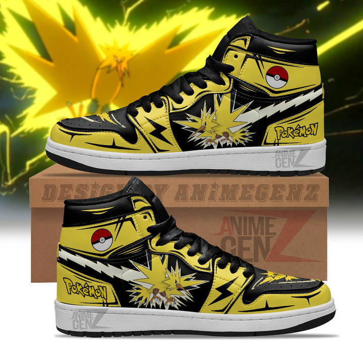 Pokemon Zapdos JD Sneakers Custom Anime Shoes