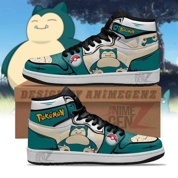 Pokemon Snorlax JD Sneakers Custom Pokemon Anime Shoes