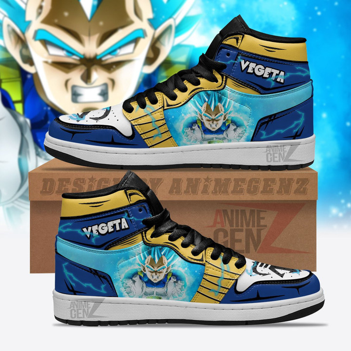 Dragon Ball Vegeta Blue JD Sneakers Custom Anime Shoes