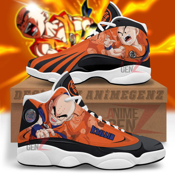 Dragon Ball Krillin Air Jordan 13 Sneakers Custom Anime Shoes