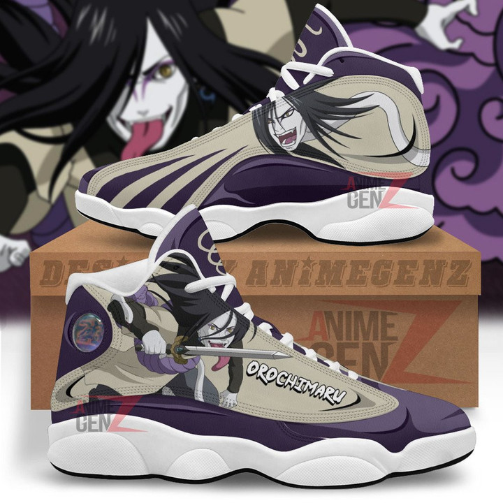 Orochimaru Naruto Anime Air Jordan 13 Sneakers Custom Anime Shoes