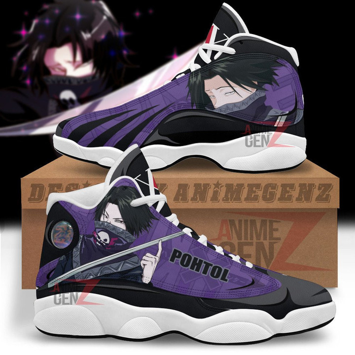 Hunter x Hunter Air Jordan 13 Sneakers Custom Feitan Pohtoh Anime Shoes