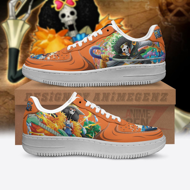 One Piece Brook Air Sneakers Custom Anime Shoes