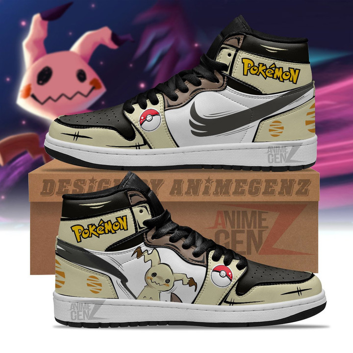 Pokemon Mimikyu JD Sneakers Custom Pokemon Anime Shoes