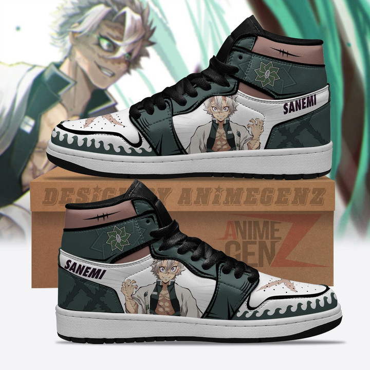 Demon Slayers Sanemi Shinazugawa JD Sneakers Custom Anime Shoes