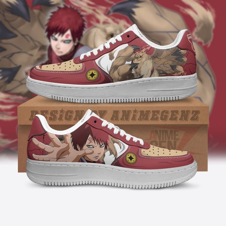 Naruto Gaara Air Sneakers Custom Anime Shoes
