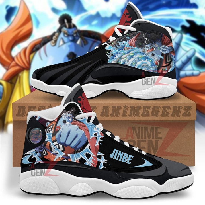 One Piece Jinbe Air Jordan 13 Sneakers Custom Anime Shoes