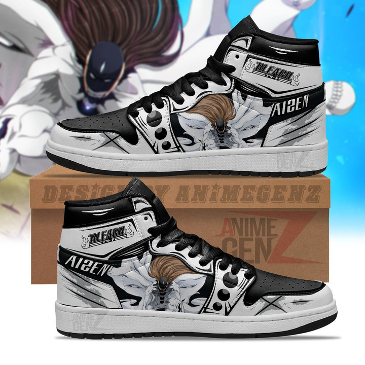 Bleach Aizen Sosuke JD Sneakers Custom Anime Shoes