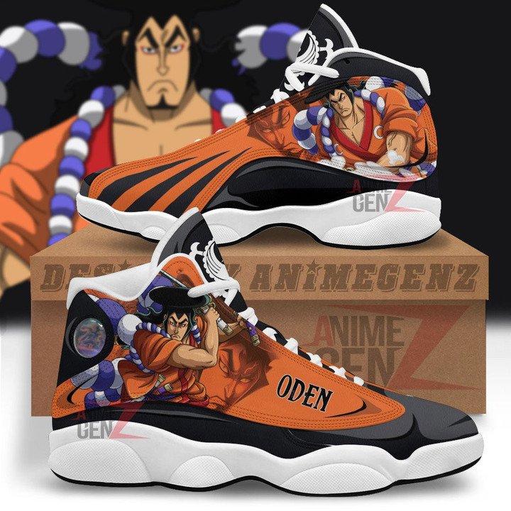 One Piece Kozuki Oden Air Jordan 13 Sneakers Custom Anime Shoes